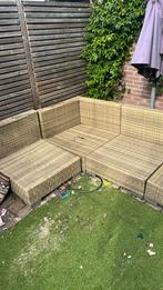 Gratis loungeset, 4 zitplaatsen, Kunststof, Gebruikt, Ophalen of Verzenden