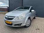 Opel Corsa 1.4 16V 66KW 3DRS 2007 Zilver Airco Cruise Nap, Auto's, Opel, Voorwielaandrijving, Stof, Zwart, 4 cilinders