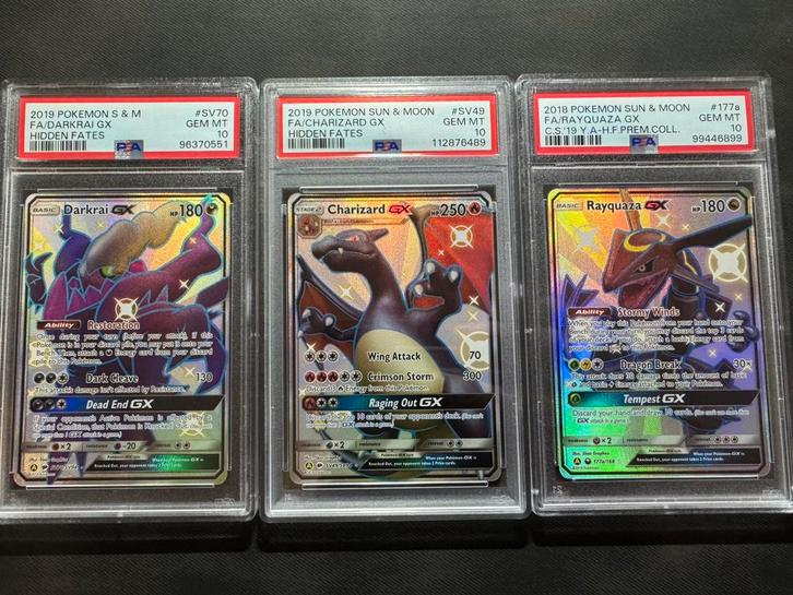 Pokemon meerdere PSA 10’s slabs te koop, Hobby en Vrije tijd, Verzamelkaartspellen | Pokémon, Zo goed als nieuw, Ophalen of Verzenden