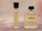 Armani- Mania/ pour homme miniaturen., Verzenden, Zo goed als nieuw, Miniatuur, Gevuld