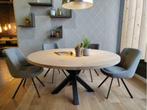 RONDE Eiken tafels Eettafel Tafel VERJONG & RECHT GOEDKOOP, Ophalen, Nieuw, Teakhout