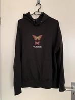 BoohooMAN, zwarte hoodie met vlinderprint, M, Ophalen of Verzenden, Gedragen, Zwart