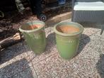 Mooie tuinpotten, Tuin en Terras, Bloembakken en Plantenbakken, Ophalen, Steen, Gebruikt, Minder dan 60 cm