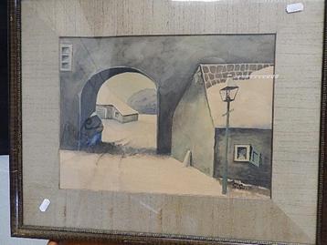 Aquarel beschikbaar voor biedingen