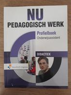 NU Pedagogisch Werk; Profielboek onderwijsassistent, Ophalen of Verzenden, Zo goed als nieuw, MBO