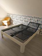 Auping Auronde 2000 Alpinwit 160x200 met spiraalbodems, Huis en Inrichting, Slaapkamer | Bedden, Ophalen, Verstelbaar, Wit, Tweepersoons