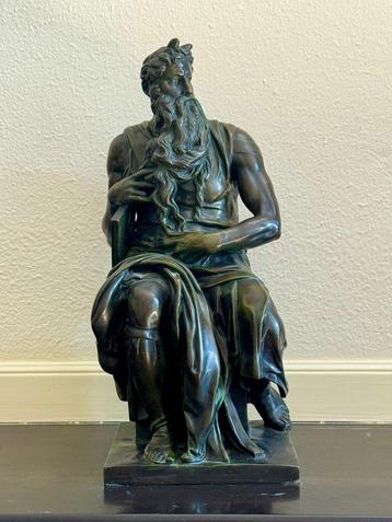 Bronzen Mozes naar Michelangelo  beschikbaar voor biedingen
