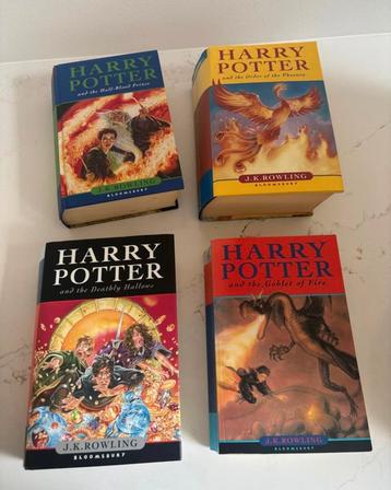 Set van 4 Harry Potter boeken beschikbaar voor biedingen