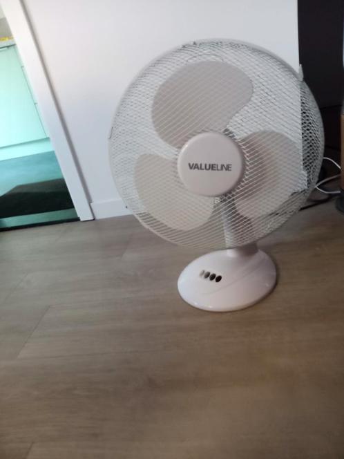 Valueline Tafelventilator - Wit, Witgoed en Apparatuur, Ventilatoren, Zo goed als nieuw, Tafelventilator, Ophalen of Verzenden