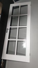 Binnendeur, Doe-het-zelf en Verbouw, Deuren en Horren, 215 cm of meer, 80 tot 100 cm, Gebruikt, Glas