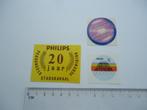 sticker oud Philips stadskanaal + micro computer winschoten, Verzamelen, Stickers, Verzenden, Zo goed als nieuw, Bedrijf of Vereniging