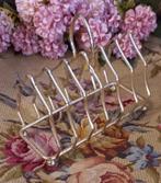 Leuk brocant Engels toastrekje, goudkleurig, made in England, Ophalen of Verzenden