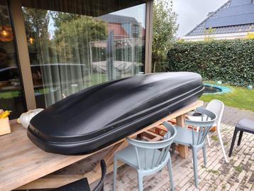 Thule dakkoffer voor skies met dragers Mitsubitshi Outlander beschikbaar voor biedingen