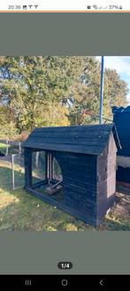 Kippenhok konijnenhok met nachtverblijf, Dieren en Toebehoren, Ophalen, 110 cm of meer, Hok, 90 cm of meer