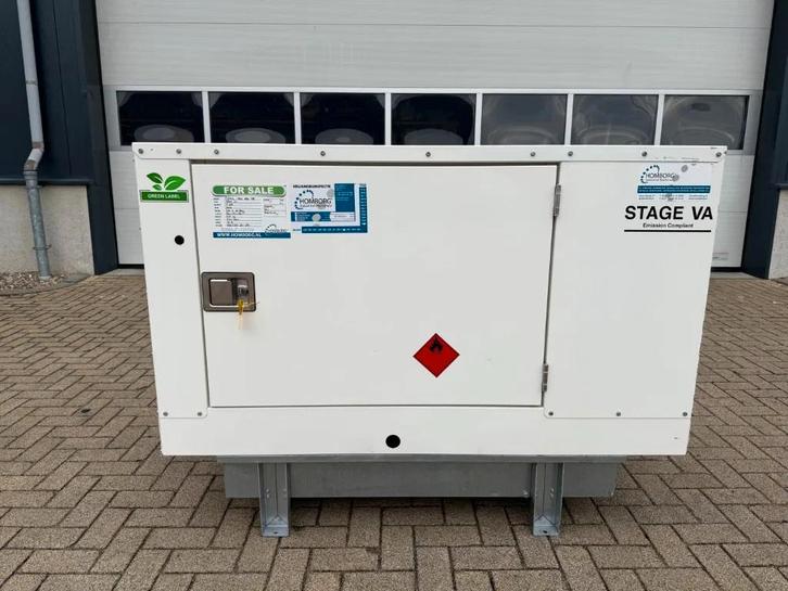 Perkins 403A-15 Mecc Alte Spa 17 kVA Silent generatorset as, Zakelijke goederen, Machines en Bouw | Aggregaten, Ophalen of Verzenden