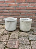 2 Stuks Plantenbakken / Bloempotten, Ophalen, Minder dan 30 cm, Minder dan 60 cm, Rond