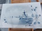 Delfts Blauw Wandbord, Antiek en Kunst, Antiek | Wandborden en Tegels, Ophalen