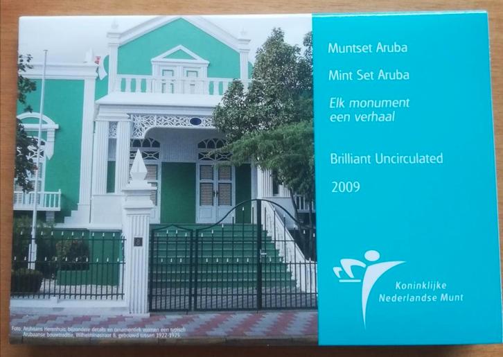 Muntset Aruba 2009 (en andere jaren), Postzegels en Munten, Munten | Nederland, Setje, Overige waardes, Koningin Beatrix, Ophalen of Verzenden