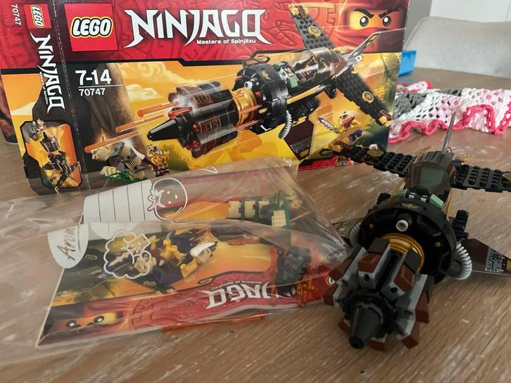 Lego Ninjago 70747 - Boulder blaster, Kinderen en Baby's, Speelgoed | Duplo en Lego, Zo goed als nieuw, Lego, Complete set, Ophalen of Verzenden