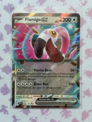 Flamigo EX 160 Pokémon Surging Sparks beschikbaar voor biedingen