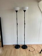IKEA Vloerlampen - Set van 2, Huis en Inrichting, Lampen | Vloerlampen, Ophalen, Gebruikt, Glas, 150 tot 200 cm