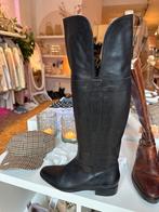 Valmy Moda leren laarzen - Maat 38.5, Kleding | Dames, Schoenen, Hoge laarzen, Zwart, Ophalen of Verzenden, Nvt