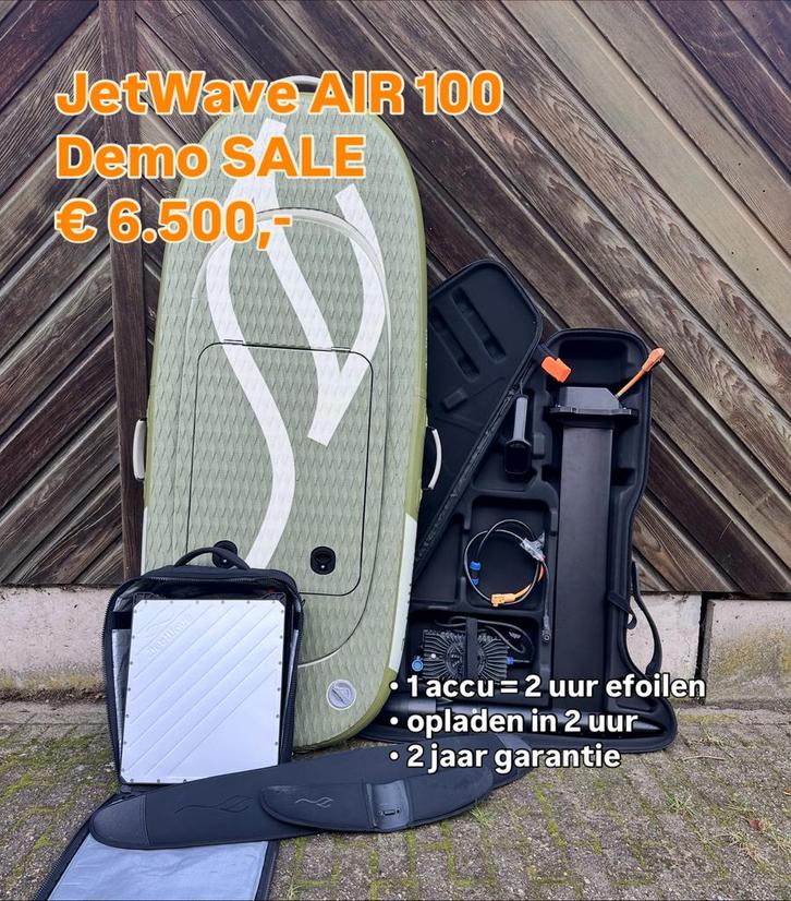 SALE! JetWave Air 100 efoil, Watersport en Boten, Wingsurfen, Zo goed als nieuw, Wingsurf-wing, Ophalen