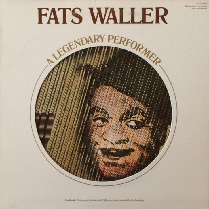 Fats Waller – A Legendary Performer, Cd's en Dvd's, Vinyl | Jazz en Blues, Gebruikt, Jazz, Voor 1940, 12 inch, Ophalen of Verzenden