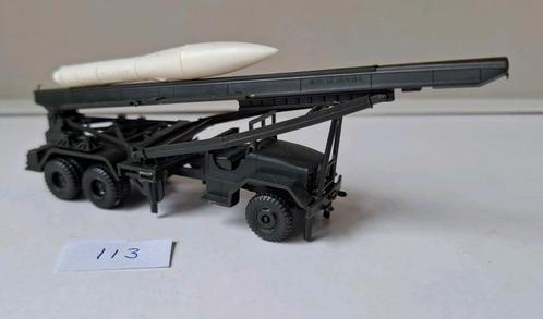 Roco Minitanks 113 Truck + Honest John raket lanceerder 1/87, Hobby en Vrije tijd, Modelauto's | 1:87, Gebruikt, Bus of Vrachtwagen