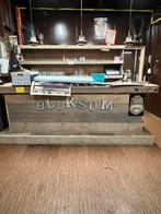 Stoere steigerhouten bar plus barbuffet, Huis en Inrichting, Barren, Ophalen, Gebruikt