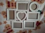 Witte fotolijst voor meerdere foto's, Ophalen, Zo goed als nieuw