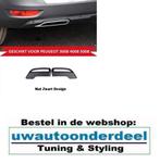 Mat Zwart uitlaat trim Voor Peugeot 3008 4008 5008, Ophalen of Verzenden