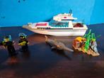 Lego city 60221 boot met duikers en haai, Ophalen of Verzenden, Zo goed als nieuw, Complete set, Lego