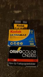 Kodat ultramax en orwo color cng100 filmrollen, Ophalen of Verzenden, 35mm film