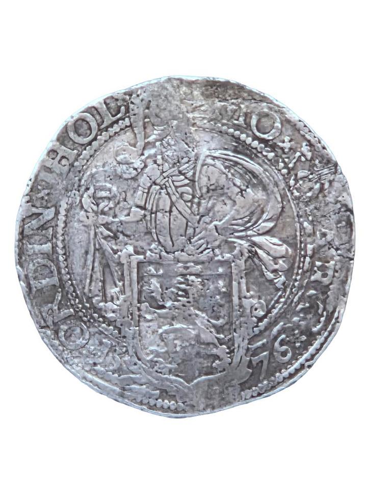 Leeuwendaaler Holland 1576, Postzegels en Munten, Munten | Nederland, Losse munt, Overige waardes, Vóór koninkrijk, Zilver, Ophalen of Verzenden