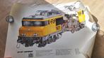 loc 1601 trein poster 68 bij 98 cm, Verzamelen, Ophalen of Verzenden, Gebruikt, Trein, Overige typen