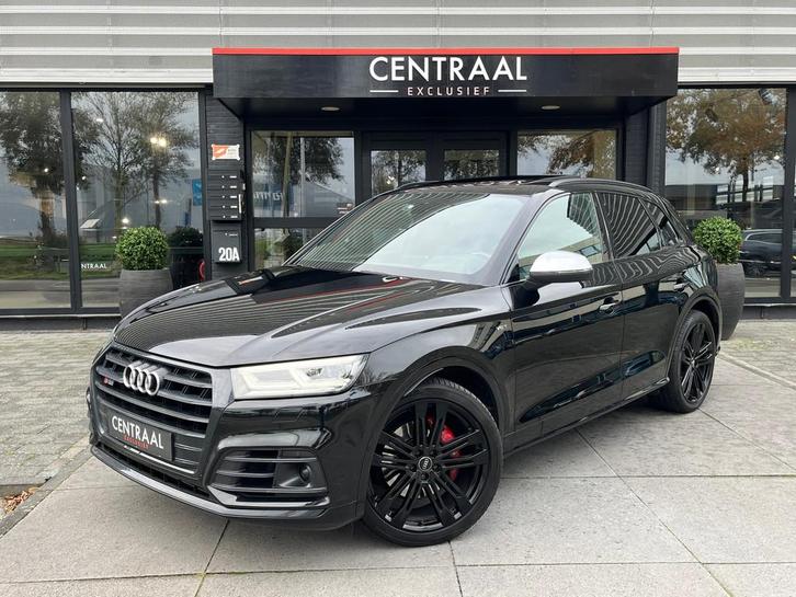 Audi SQ5 3.0 TFSI Quattro 354PK|Pano|B&O|Head-Up|Carbon|Memo, Auto's, Audi, Bedrijf, Te koop, SQ5, 360° camera, 4x4, ABS, Achteruitrijcamera