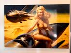 Dunes by L.A. French - scifi pin up, Ophalen