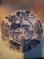 Delfts Blauw Bord Velsen Kennemerland 1980, Ophalen of Verzenden