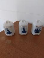Vintage porceleinen kruidenpotjes., Ophalen of Verzenden