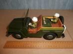 Blikken M.P. jeep 23 cm Japan made, Antiek en Kunst, Ophalen of Verzenden