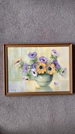 Schilderijtje anemonen, Ophalen of Verzenden