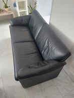 LEOLUX 2.5 ZITS BORA BORA ZWART LEREN BANK, Huis en Inrichting, Ophalen, Gebruikt, 150 tot 200 cm, Tweepersoons