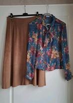 Elegante dames set: Lilytime rok & Lynde blouse, Ophalen of Verzenden, Zo goed als nieuw, Maat 38/40 (M)