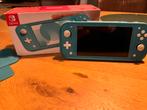 Nintendo Switch Lite Turquoise - Zo goed als nieuw + Hoesje, Spelcomputers en Games, Spelcomputers | Nintendo Switch Lite, Ophalen of Verzenden