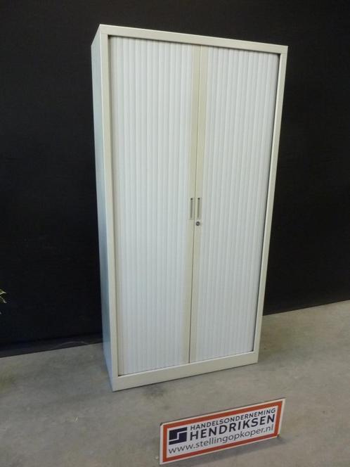 Nette hoge roldeurkast / kantoorkast / archiefkast / staal, Huis en Inrichting, Kasten | Roldeurkasten en Archiefkasten, Gebruikt