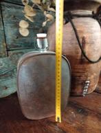 Oude brocante veldfles ijzer, Antiek en Kunst, Ophalen of Verzenden