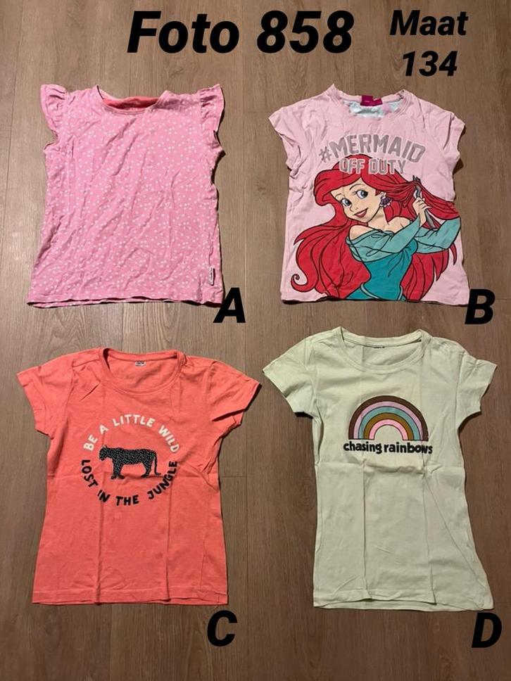 Shirt meisje maat 134 *foto 858*, Kinderen en Baby's, Kinderkleding | Maat 134, Zo goed als nieuw, Meisje, Shirt of Longsleeve