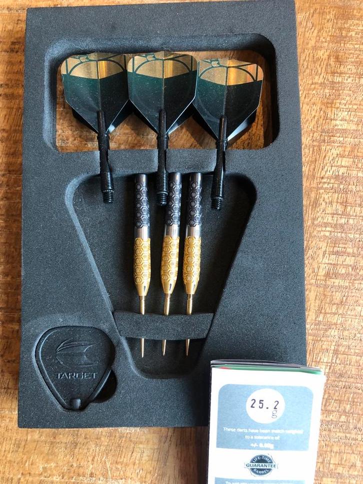 Target Envy 02 Steel Tip Dartpijlen 25g, Sport en Fitness, Darts, Nieuw, Pijlen, Ophalen