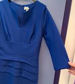 Diva Catwalk kobalt blauwe koker jurk met ribbels mt S 48466, Blauw, ., Ophalen of Verzenden, Knielengte